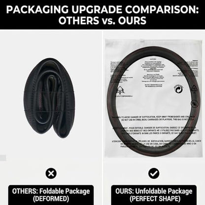 Leather Steering Wheel Cover