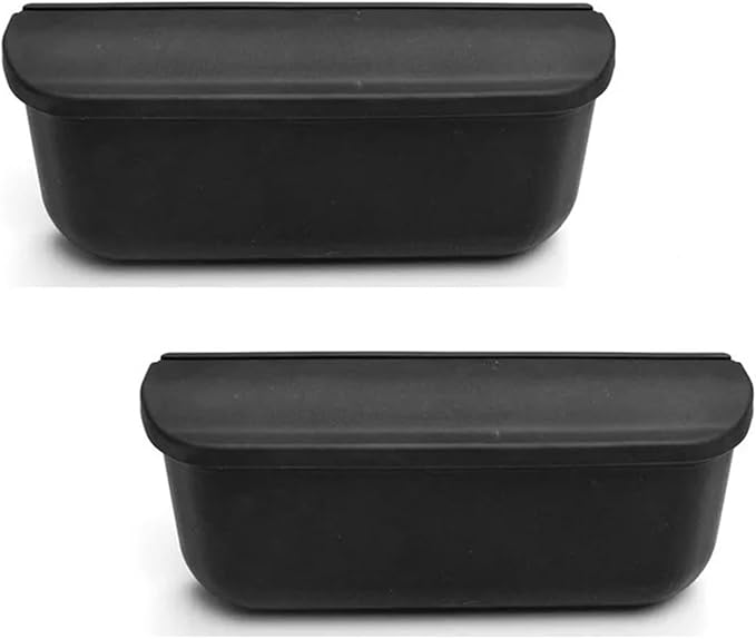 Adhesive Glasses Box Suitable Compatible for Tesla Model Y Model 3 Storage Box Multifunctional Car Sunglasses Box 2023 Accessories (Color : Cap 2PCS)