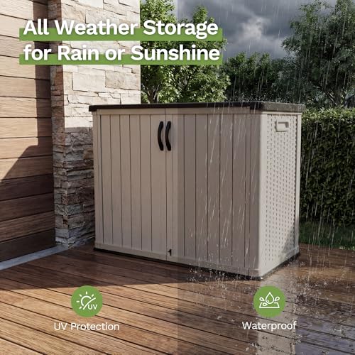 26 cu.ft Resin Outdoor Storage Cabinet