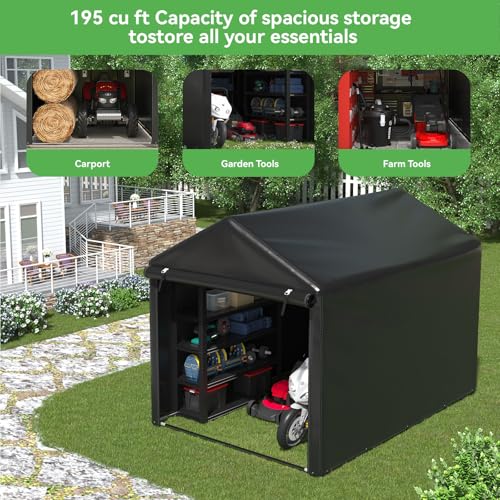 5x7 FT Carport Storage Shed