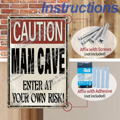 8x12″ Metal Sign