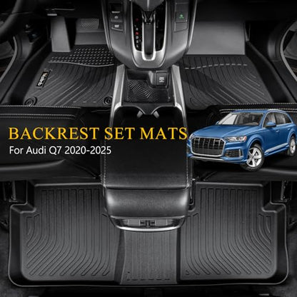 All Weather Floor Mats & Cargo Liner Backrest Mat for Audi Q7