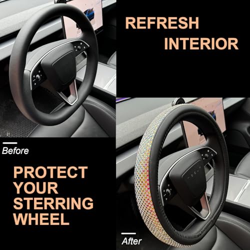 Bling Comfy Steering Wheel Cover for Tesla Model Y