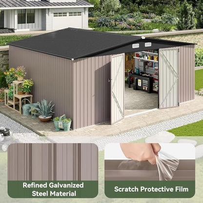 14x12 FT Outdoor Storage Shed