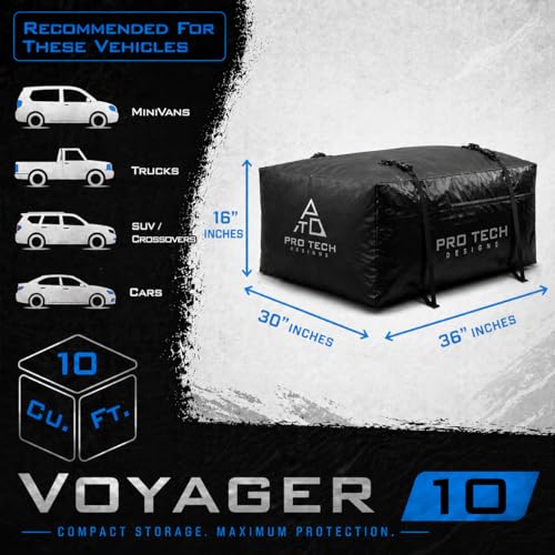 Voyager 10 Weatherproof Rooftop Cargo Carrier Bag
