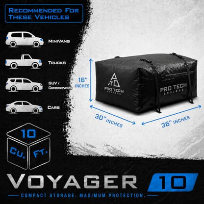 Voyager 10 Weatherproof Rooftop Cargo Carrier Bag