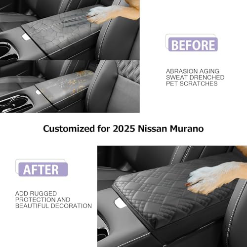2025 2026 Murano Center Console Cover Compatible with 2025 2026 Nissan Murano Accessories 2025 Murano SL