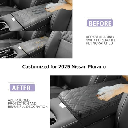 2025 2026 Murano Center Console Cover Compatible with 2025 2026 Nissan Murano Accessories 2025 Murano SL