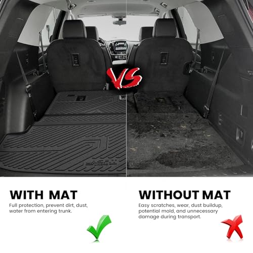 Trunk Mat Backrest Mat for Chevy Traverse 2018