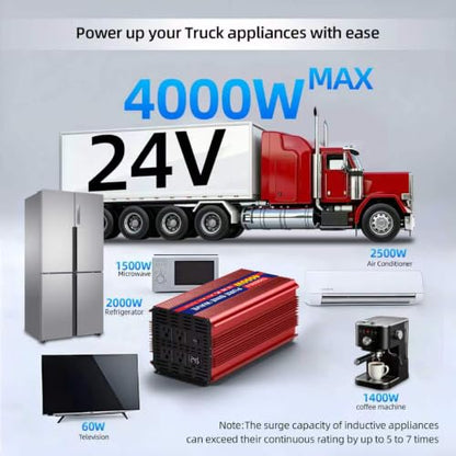 4000W 24V Pure Sine Wave Inverter
