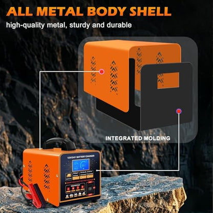 12V 24V Heavy Duty Car Battery Charger