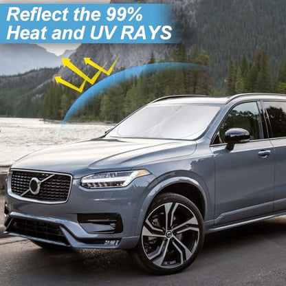 Custom Fit XC90 Windshield Sunshade for 2016