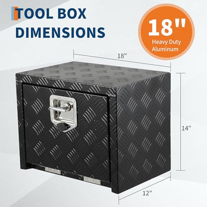 18 Inch Heavy Duty Aluminum Tool Underbody Box