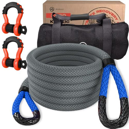 Gear Kinetic Recovery Tow Ropes for Any Recovery Situation (30 Foot)