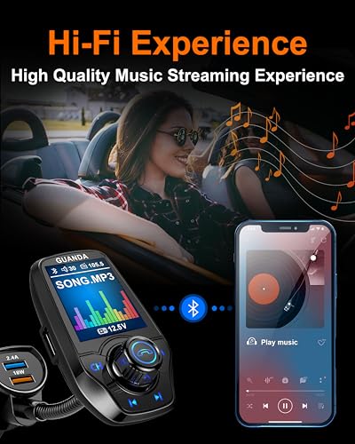 Upgraded Bluetooth FM Transmitter for Car
