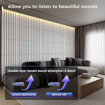 6 Pack 2 Layer Fold Soundproof Wall Panels