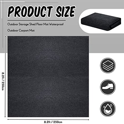 Shed Floor Mat 8.2 x 8.2 ft