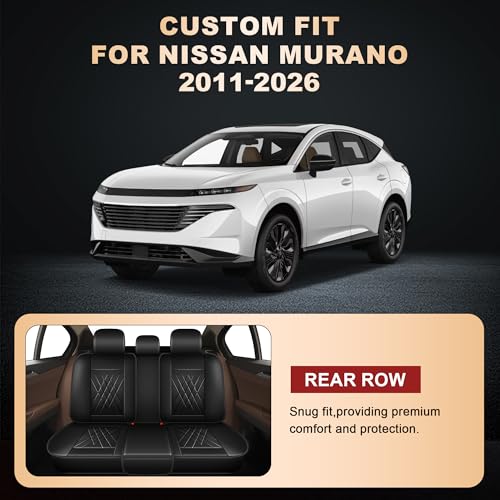 2 Front Car Seat Covers for Nissan Murano 2011
