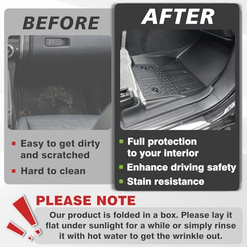 for Tacoma 2024+ Floor Mats Double