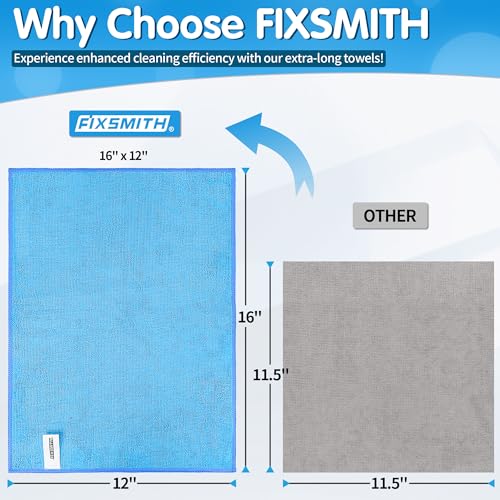 Blue Microfiber Cleaning Cloth (8 Count)