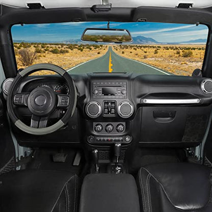 Car Steering Wheel Cover for F150 Tundra Range Rover 15.5"