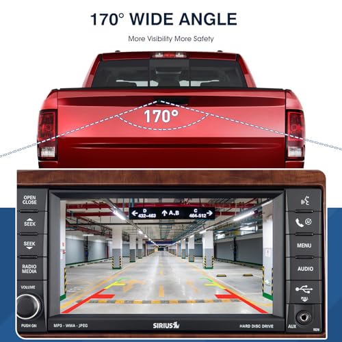 Rear View Backup Camera Fit for Dodge Ram 1500 2500 3500 2009