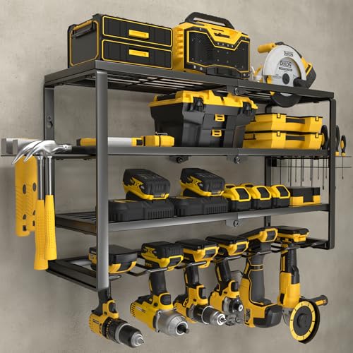 4 Layer Power Tool Organizer Wall Mount