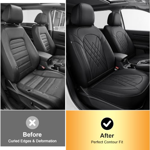 2 Front Car Seat Covers for Honda CRV CR (2 Count)