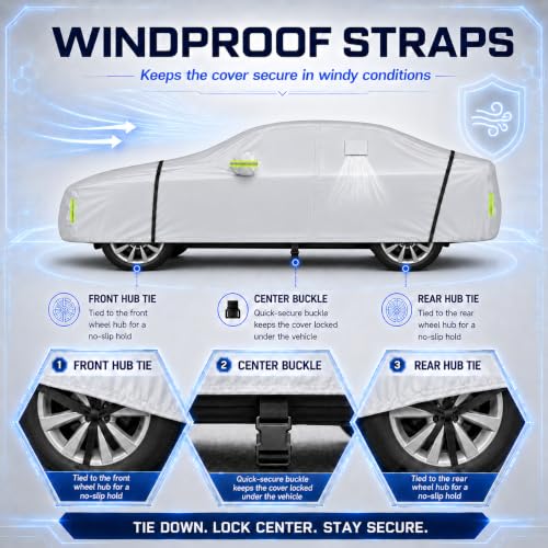 Car Cover Waterproof All Weather Custom Fit for Mustang 2005