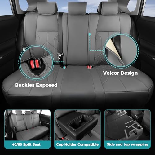 for Toyota RAV4 Seat Covers 2019 2020 2021 2022 2023 2024 2025 RAV 4 Prime & Hybrid XLE LE Limited XLE Premium