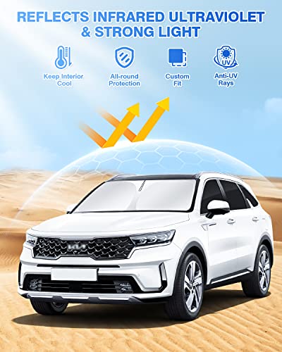 Windshield Sun Shade for 2021 (8 Count)
