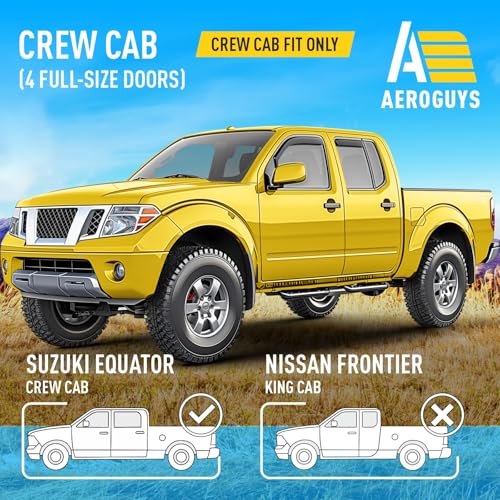 Extra Durable Window Deflectors in (4 Count)