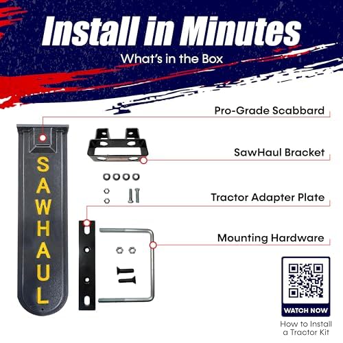 GearHaul SawHaul Fixed Universal Tractor Chainsaw Carrier