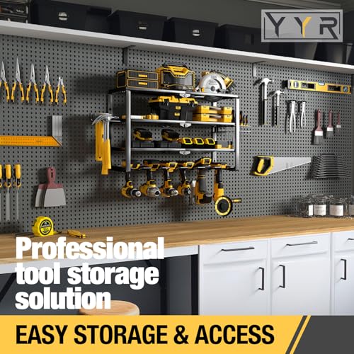 4 Layer Power Tool Organizer Wall Mount