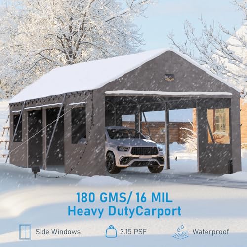 13x25 Heavy Duty Carport Canopy
