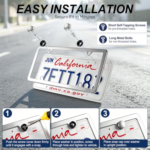 Chrome License Plate Frames