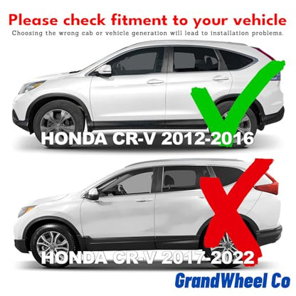 Window Deflectors Smoke Tinted in (4 Count)