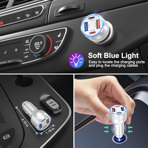 USB C Car Charger (3 Count)