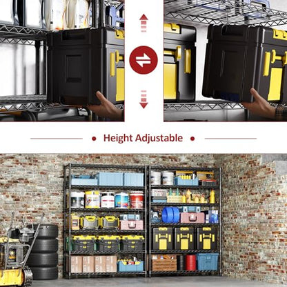 6 Tier Heavy Duty Metal Wire Shelving Unit