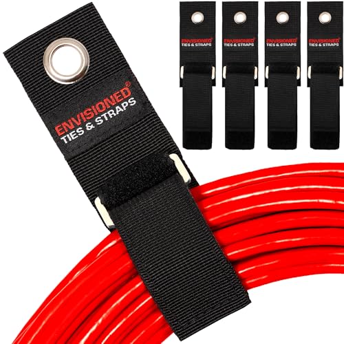 Heavy Duty Hanging Storage Cinch Straps with Metal Buckle (4 Count)
