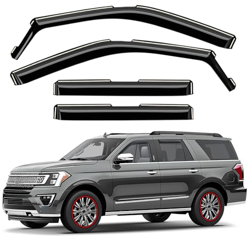 Window Deflectors Smoke Tinted in