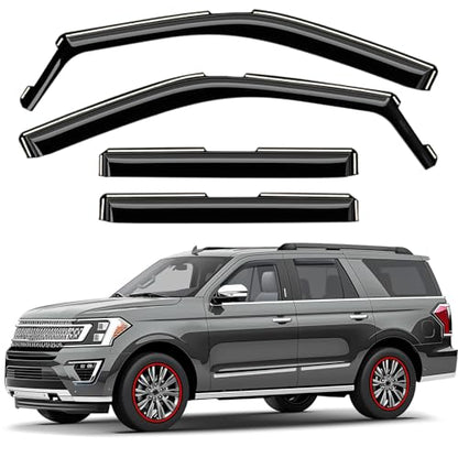 Window Deflectors Smoke Tinted in