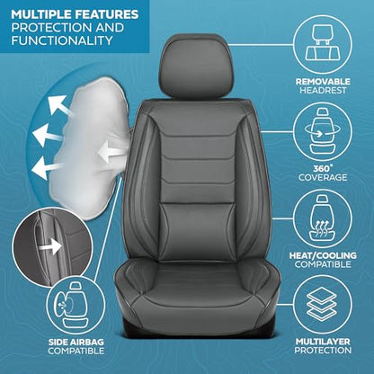 Elite Edition Faux Leather Seat Covers for Cars