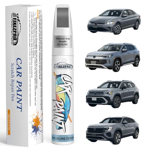 LD7X 2R Platinum Gray Metallic Touch Up Paint for Volkswagen