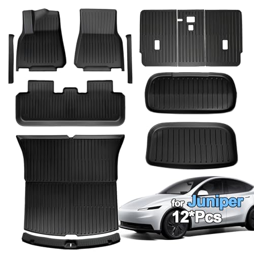 Tesla New Model Y Juniper Floor Mats 2025 2026