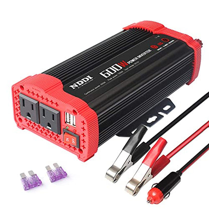 600W Car Power Inverter 12V DC to 110V AC Converter