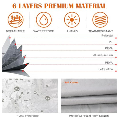 6 Layers Waterproof Car Covers Replace for 2007