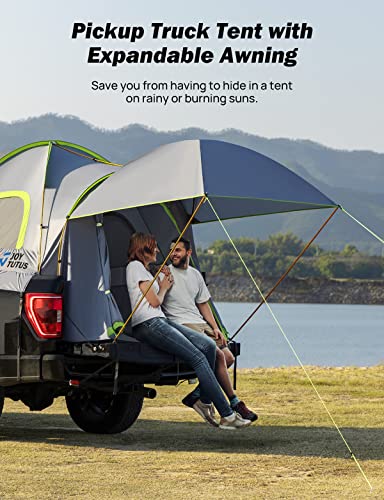Pickup Truck Tent 5.0ft Bed Tent with Removable Awning