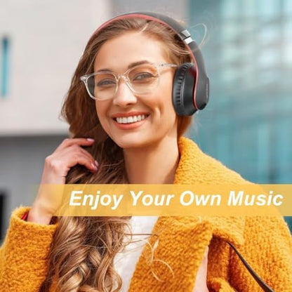 Wireless Bluetooth Headphones Over Ear V6.0 HiFi Stereo with Mic