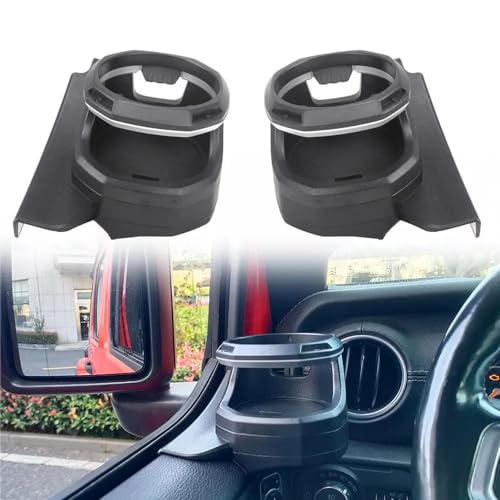Car Door Cup Holder ABS Door Window Bottle Organizer Stand Car Accessories for Jeep Wrangler JL 4